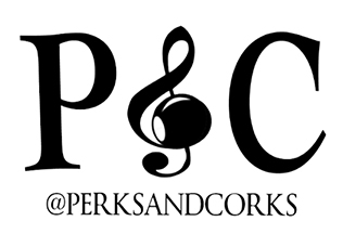 Perks and Corks Logo, 3in