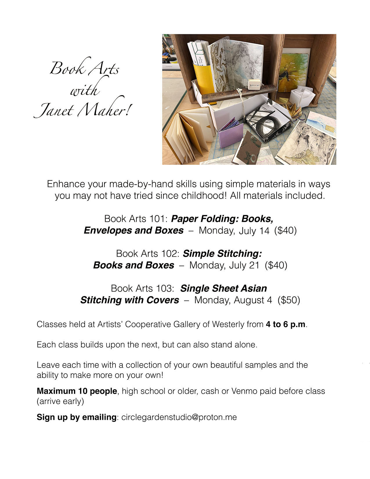 BookArtsFlyerNew dates BookArtsFlyerNew dates