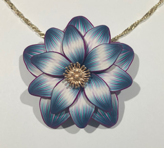 ©K.Foss, Flower Pendant