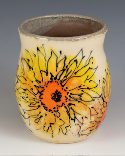 ©K.Piazza, Sunflower Vase